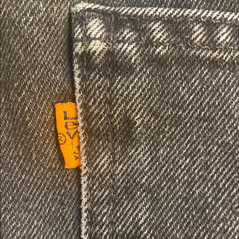 Levi's 505 Regular Fit Straight Leg Jeans in Charcoal Gray - Picture 2 of 6